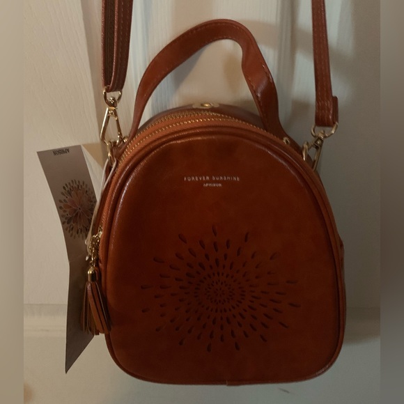 Aphison Brown Leather bag - Forever Sunshine - Picture 4 of 9